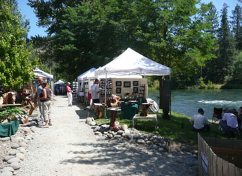 Lower east side, River Art Walk, Shady Cove, 2011
